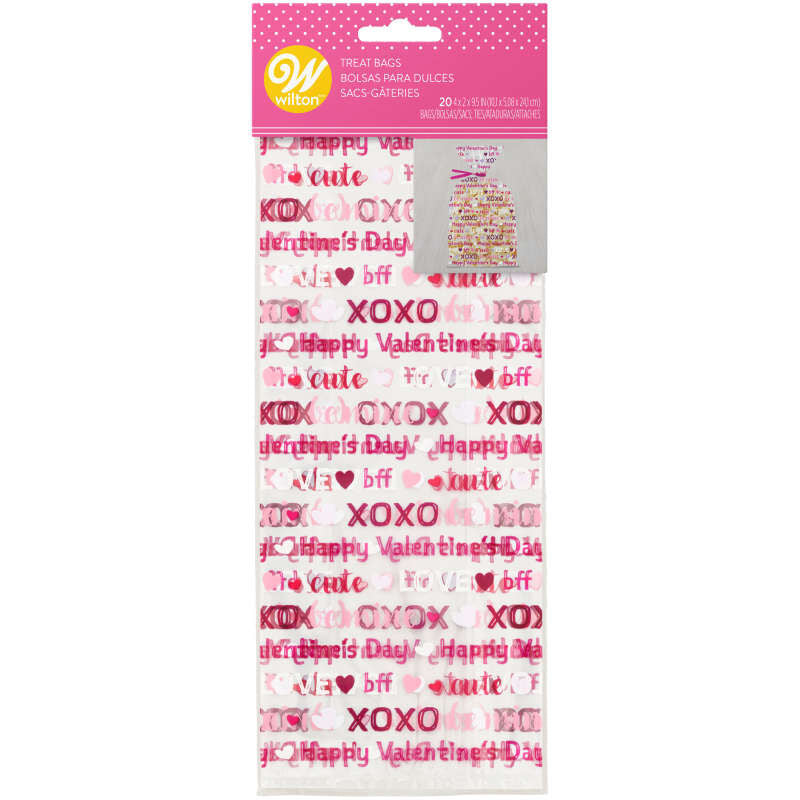 Valentines Say it with Words Treat Bag