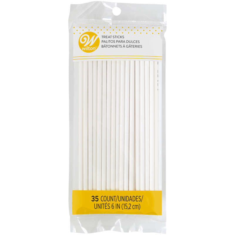 Lollipop Sticks, 6", 35 Pack