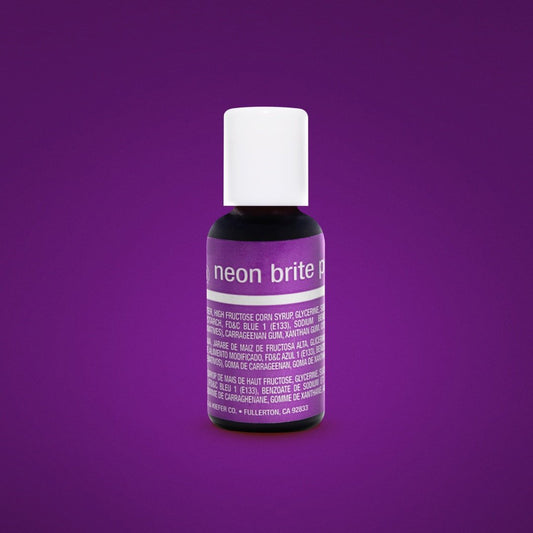 Neon Brite Purple Liqui-Gel (Chefmaster)