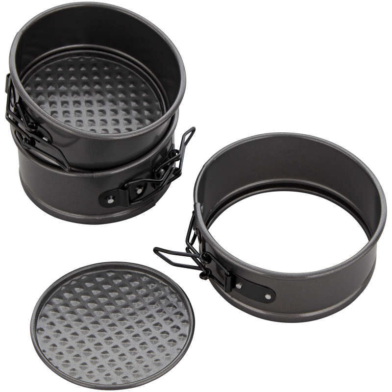 Mini Springform 4" Pan Set, 3 pack