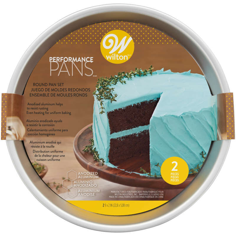 Round Pan, 9" x 2", Wilton Performance, 2 Piece Set