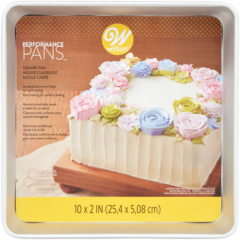 Square Pan, 10x2", Wilton Performance