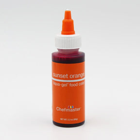 Sunset Orange Liqui-Gel, 2.3 oz (Chefmaster)