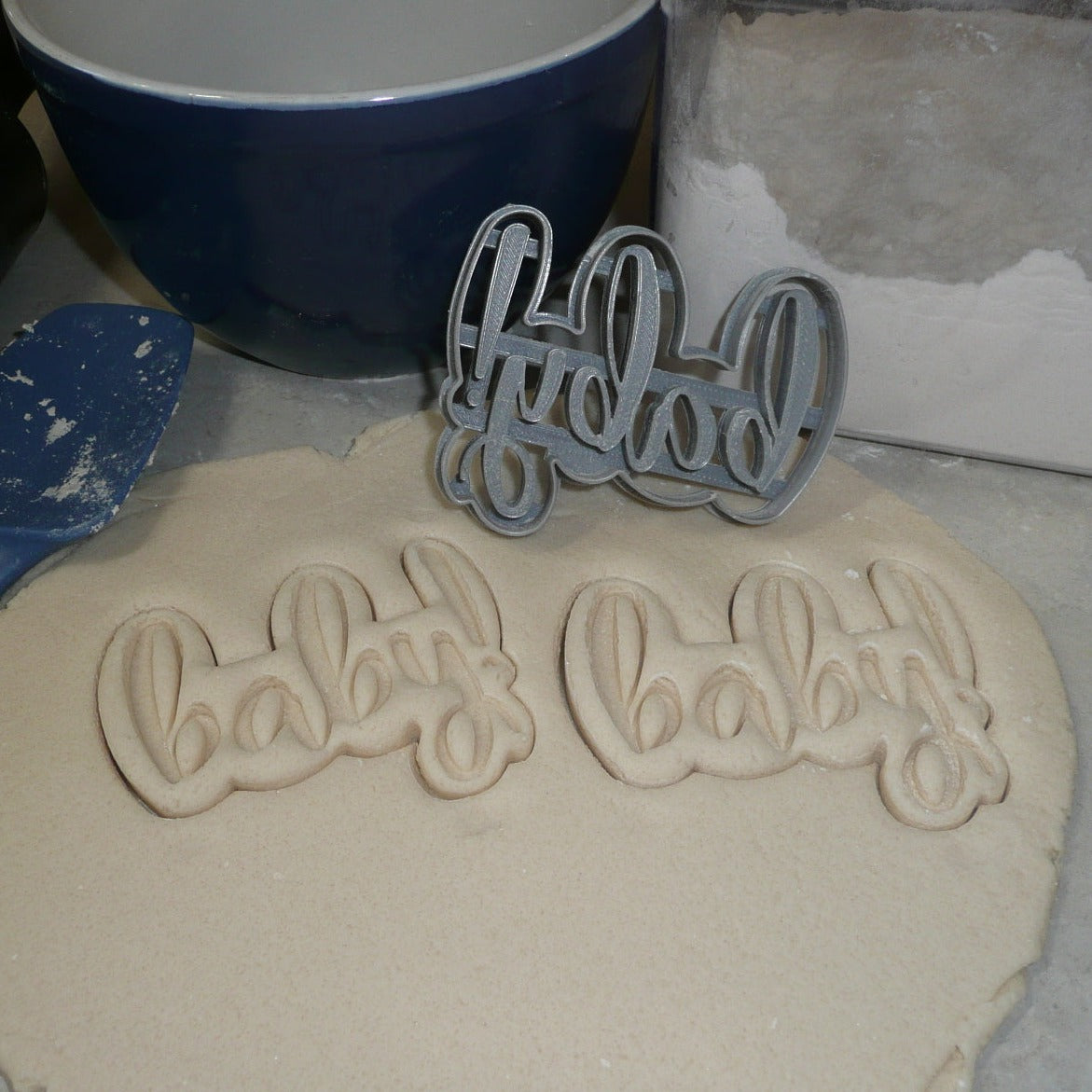 Baby (Word) Plastic Cookie Cutter