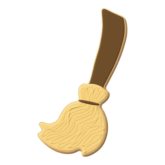 Halloween Witch Broom Cookie Cutter, 5"