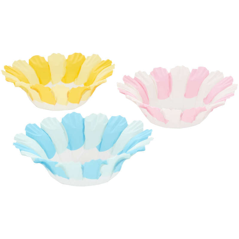 Flower Baking Cups Assorted Color, 12 pack