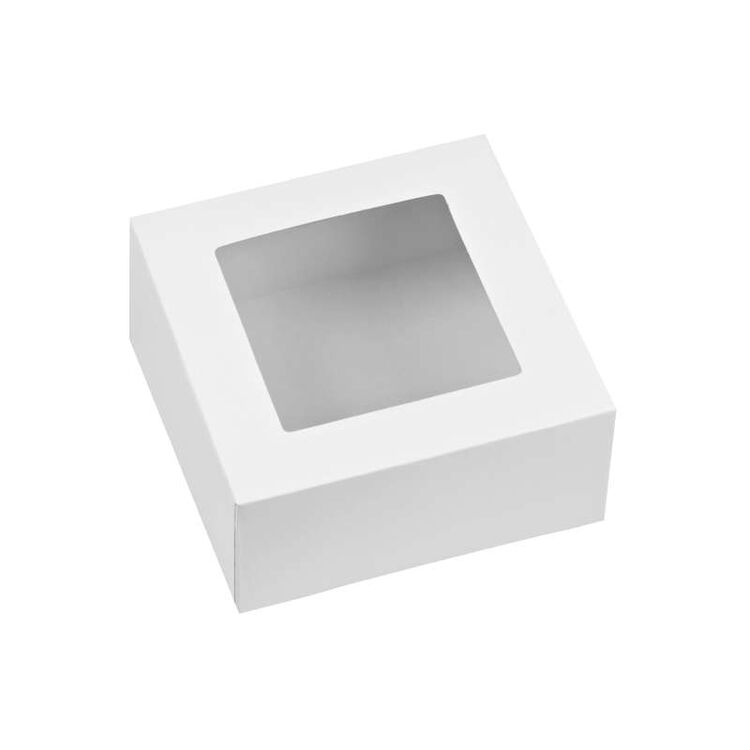 Cupcake Box (4) White 3 Pack