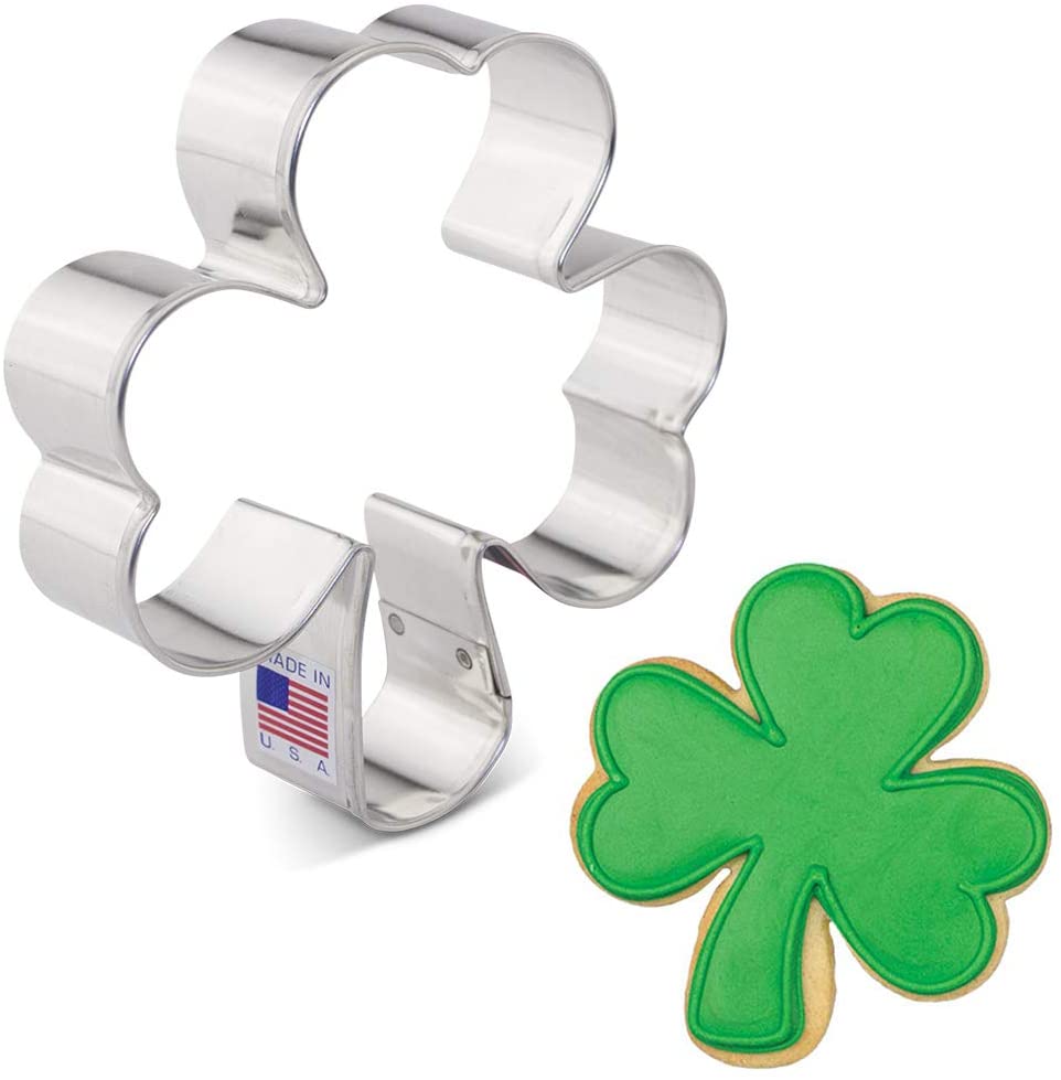 Shamrock Cookie Cutter, 4"