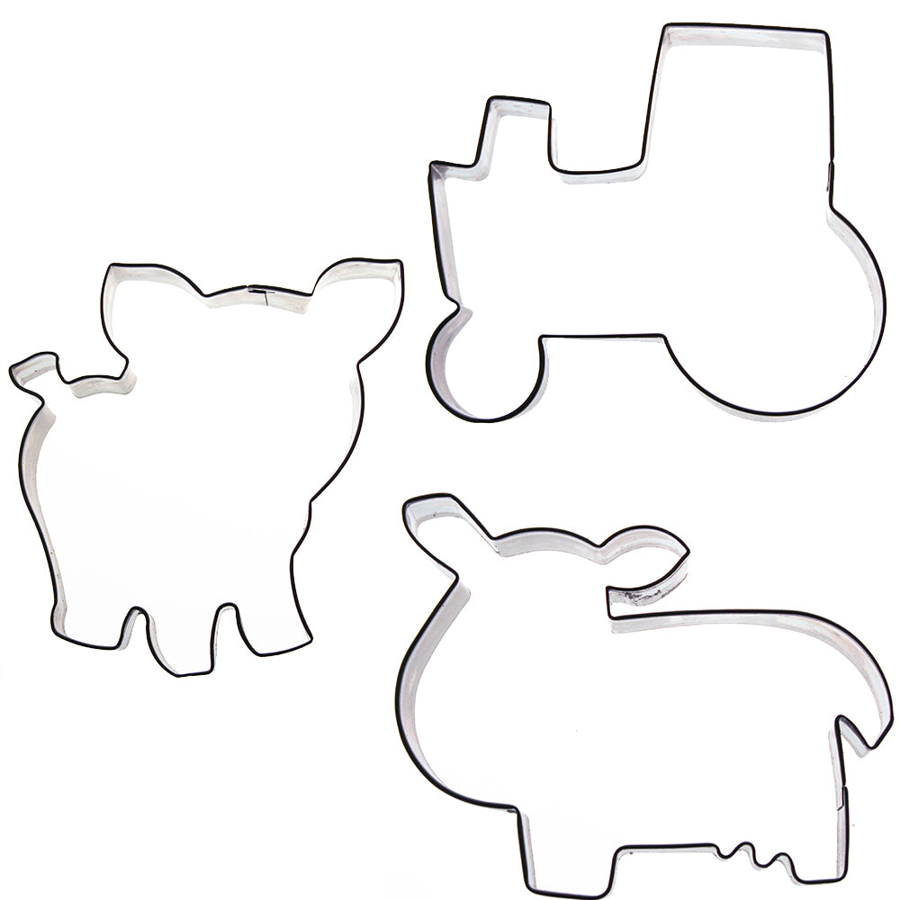 Farm Cookie Cutter Set, 3 Piece