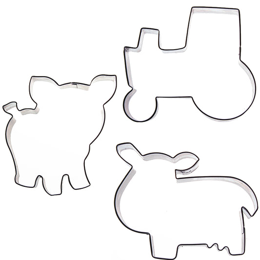 Farm Cookie Cutter Set, 3 Piece