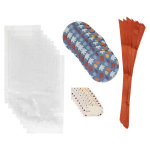 Caramel Apple Bag Kit, Blue Plate, 8 Pack