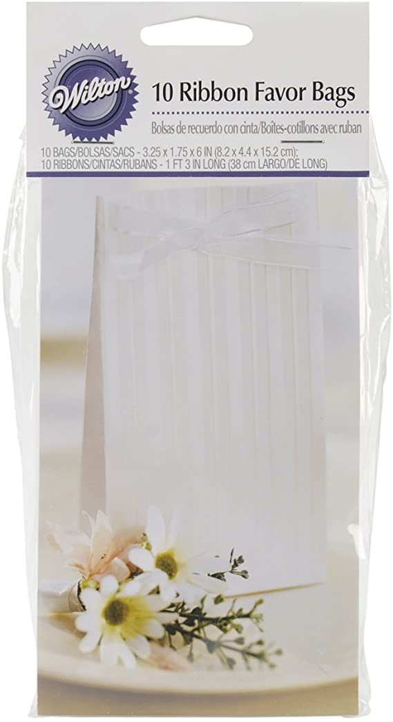 Simple & Elegant Ribbon Wedding Favor Bag