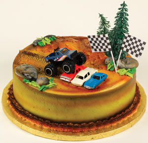 Monster Truck Cake Topper Set