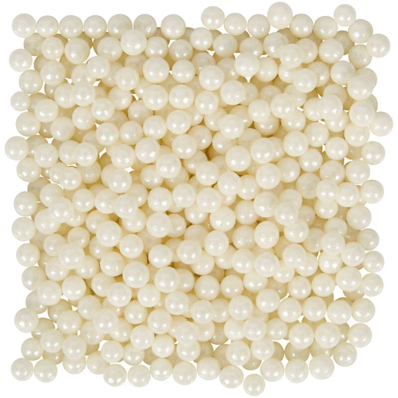 Sugar Pearls White, 5 oz
