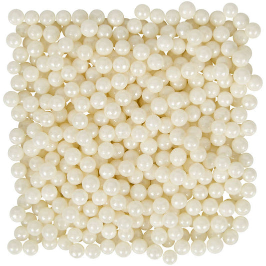Sugar Pearls White, 5 oz