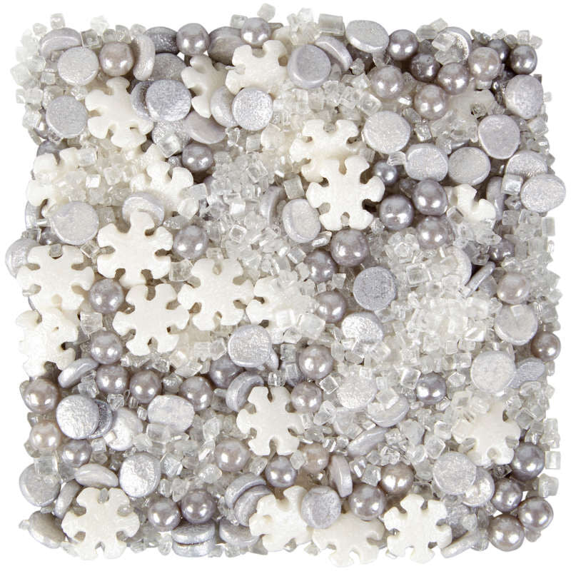 Christmas Metallic Snowflake Medley, Tall