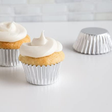 Silver Foil Mini Muffin Bake Cups, FoxRun