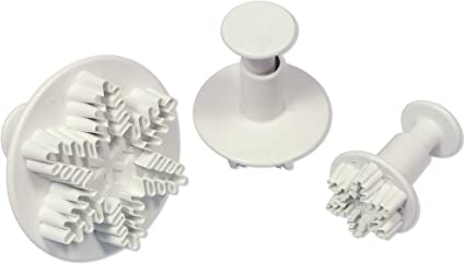PME Snowflake Plunger Cutters, 3 Piece