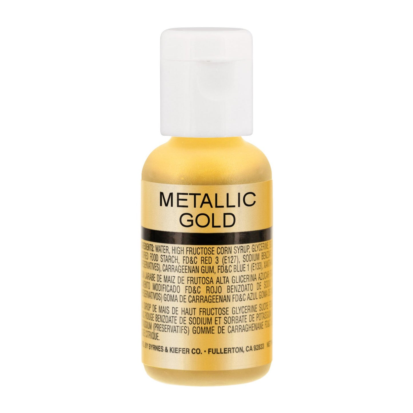 Metallic Gold Airbrush Color (Chefmaster), .67oz