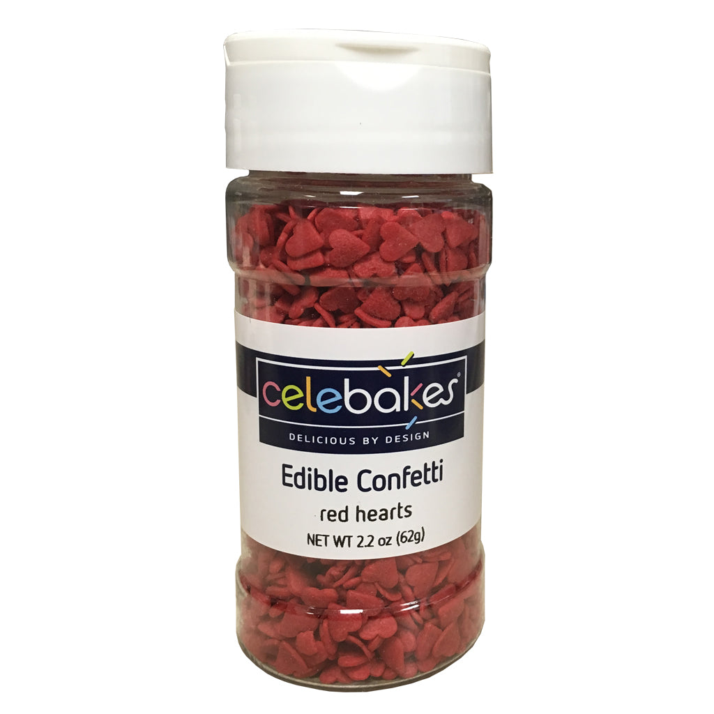 Red Hearts Confetti, 2.2oz