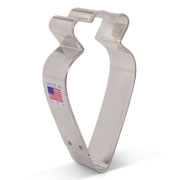 Carrot / Piping Bag Cookie Cutter, 4"