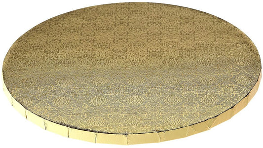 Round Cake Drum, 18", Gold