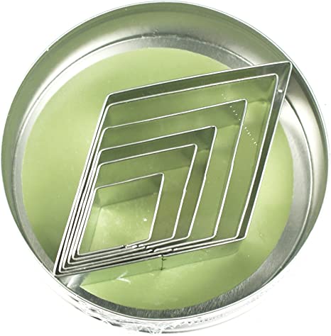 Diamond Cookie Cutter Set, 6 Piece