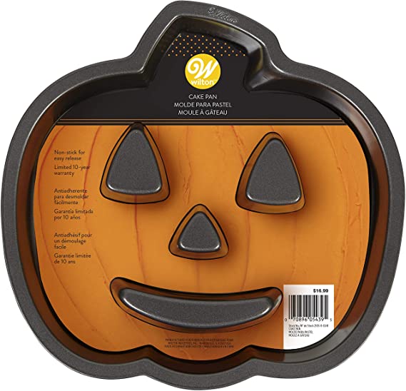 Halloween Pumpkin Cake Pan with Cut-outs