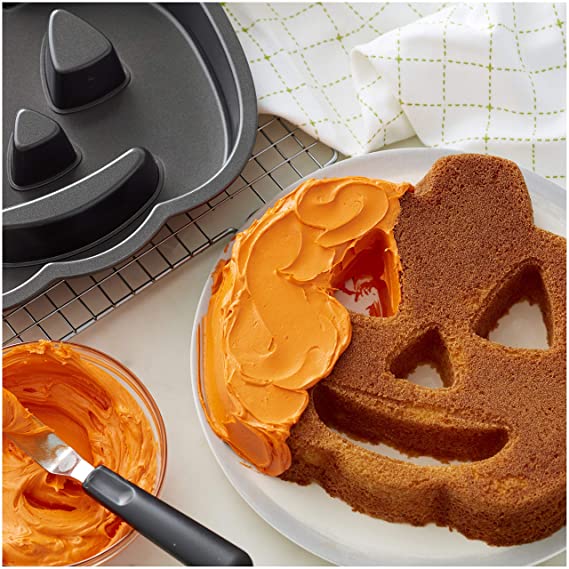 Halloween Pumpkin Cake Pan with Cut-outs