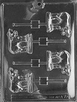 Cow Pop Mold, 4-cavity