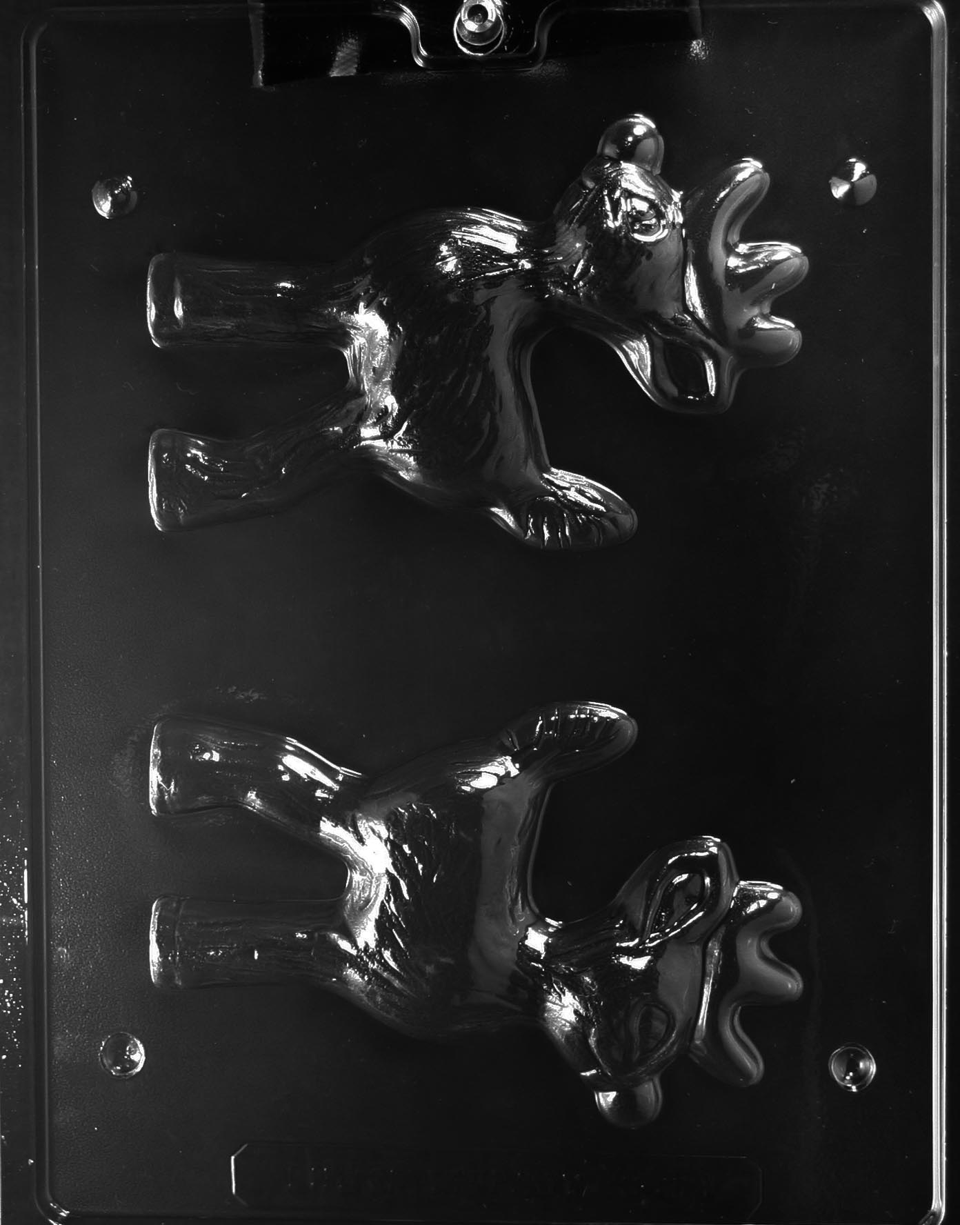 Large Reindeer Mold, , 2 Piece