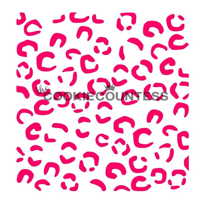 Cheetah Print Stencil