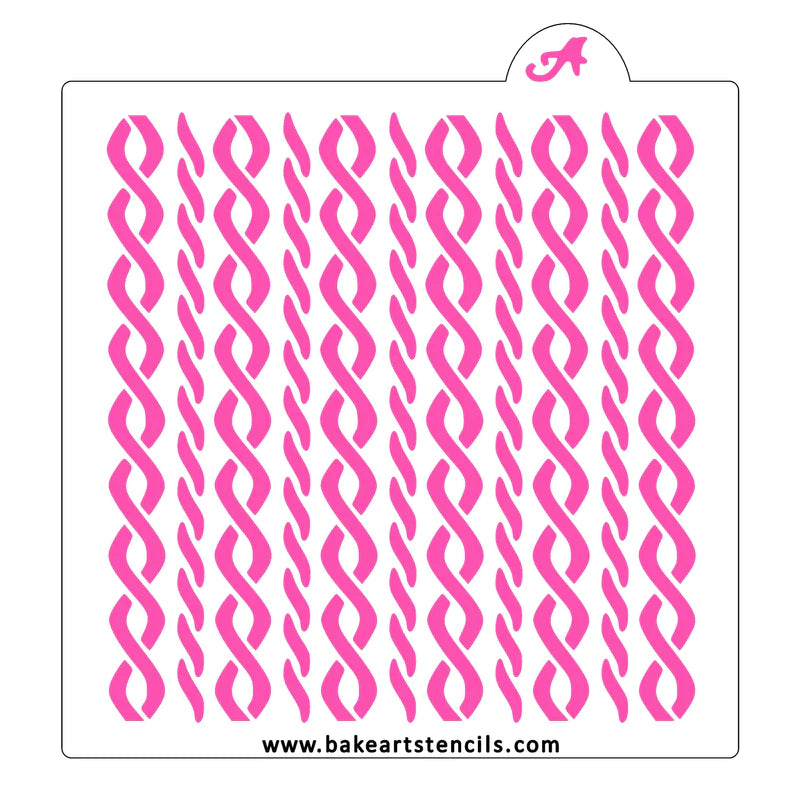 Cozy Sweater Pattern Cookie Stencil