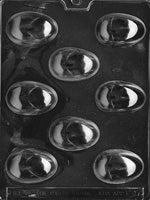 Eggs Mold, Large Plain, 1oz, 8 Cavity