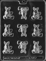 Baby Bunny with Carrot Mold, 9 cavity