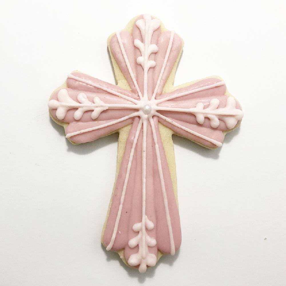 Fancy Cross Cookie Cutter, 5in