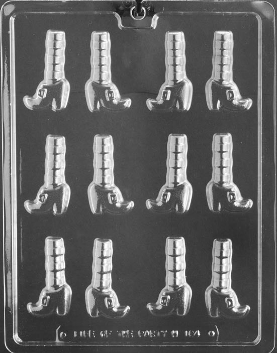Witch Feet Cupcake Topper Mold, .2oz