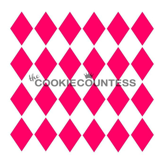Harlequin Pattern Stencil