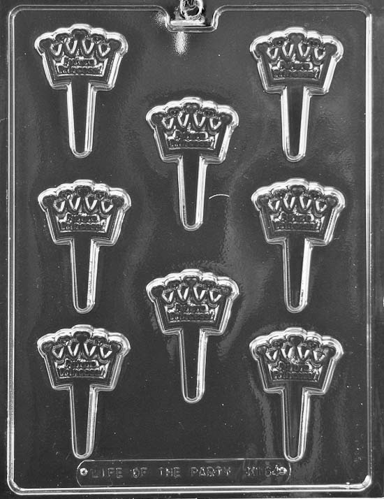 Crown Chocolate Pick Mold