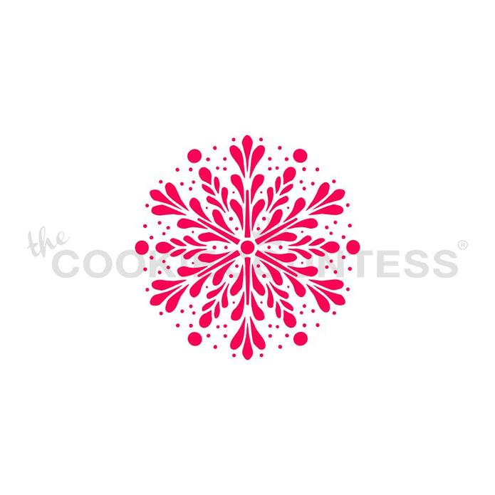 Pretty Snowflake Stencil