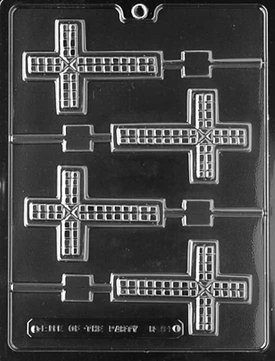 Large Cross With Waffle Pop, .7oz