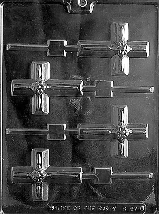 Small Cross Pop With Flower