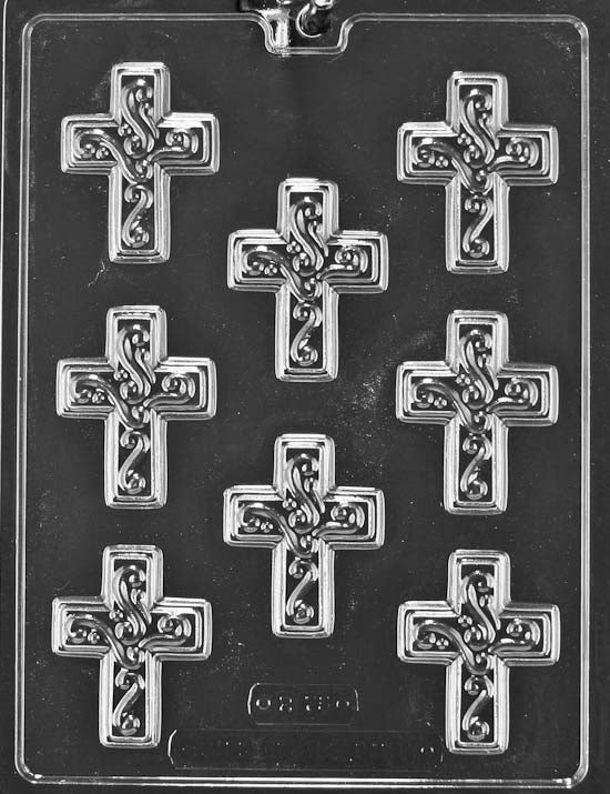 Cross With Swirl Mold (8 cavity)