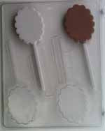 Plain Scalloped Oval Pop