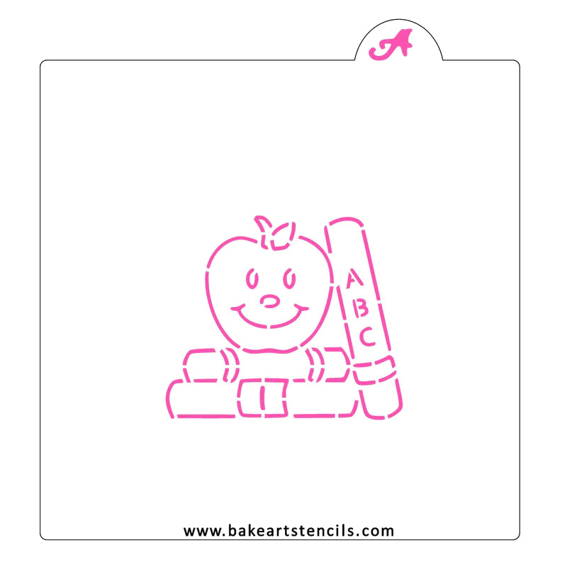 School PYO Cookie Stencil