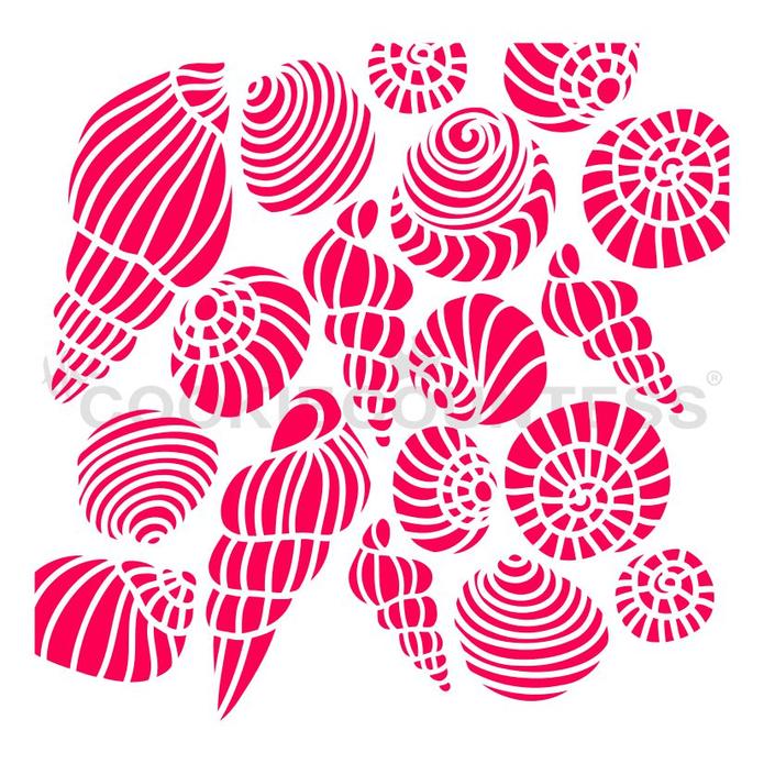 Sea Shell Stencil