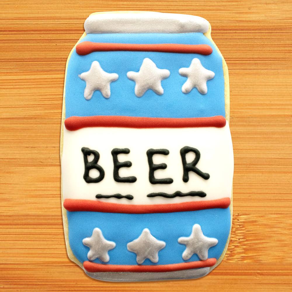 Soda/Beer Can Cookie Cutter, 4"