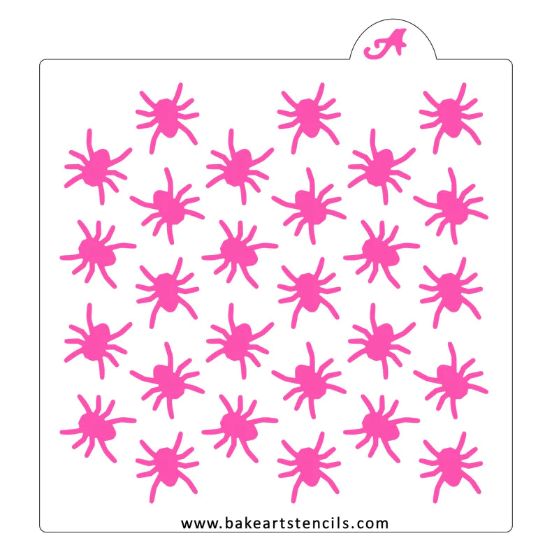 Spiders Pattern Cookie Stencil