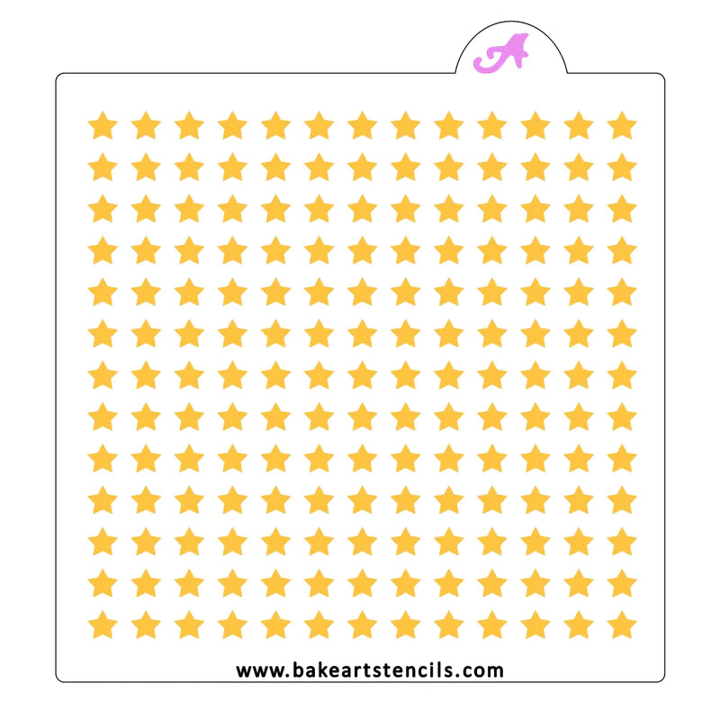Sprinkle Art Stencil, Star