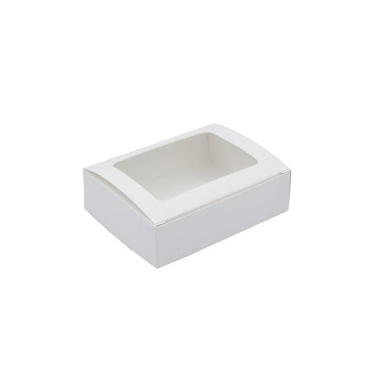 White Box with Window, 1/4 lb, 1 piece, each